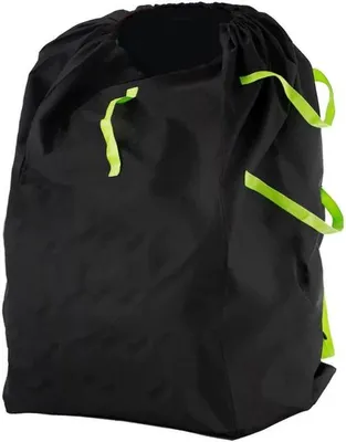 Produktbild von Universelle Wickeltasche – Wasserdichte Reisetasche für Kinderwagen und Buggys – Schwarz (85 x 43 x 43 cm) mit Schultergurt – Ideal für Reisen