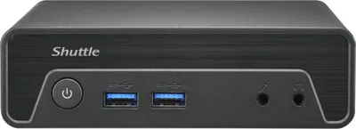 Image de Shuttle XPCnano NE1010BA N100//128GBSSD/noir W11P - 8 Go - DDR4