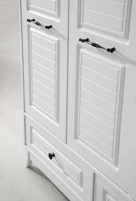 Produktbild von Kleiderschrank Weiße Holz Schrank Design Kinderzimmer Kleiderschränke