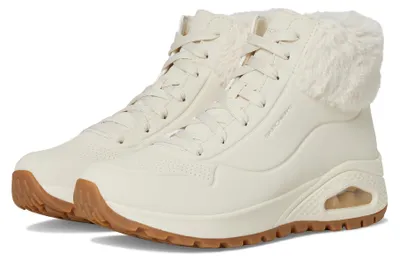 Produktbild von Skechers Damen UNO Rugged Fall Air Trainers, Natural Durabuck/Faux Fur, 35 EU