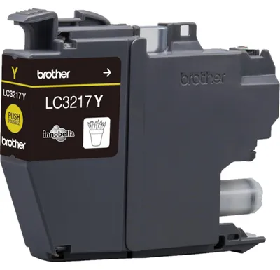 Obrázok produktu pre Brother LC3217Y, Žltá, Atrament na pigmentovej báze, 1 kusov, 550 strany, Balenie po jednom kuse