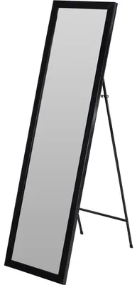 Produktbild von Rechteckiger Standspiegel in Metallgestell 126 cm, weiß - Home Styling Collection