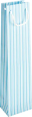 Produktbild von VP Geschenktüten für Flaschen blau 9,5 x 38,0 cm, 25 St.