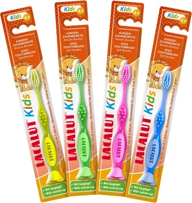 Produktbild von LACALUT Kinderzahnbürste für Kinder ab 4 Jahren, weich