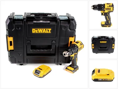 Produktbild von DeWalt DCD 709 NT Akku Schlagbohrschrauber 18V 65Nm + 1x Akku 2,0Ah in TSTAK Box - ohne Ladegerät