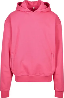 Produktbild von Build Your Brand BY268 | Ultra Heavy Oversized Hoody Kapuzenpulli Herren - Farbe: Hibiskus Pink - Größe: XS