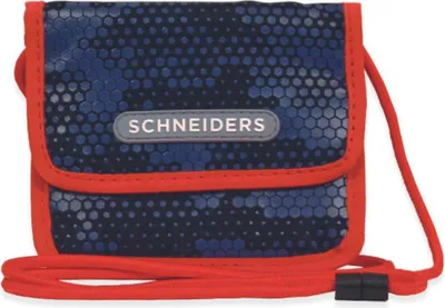 Image de Schneiders pochette tour de cou porte-monnaie Neck Pouch Dusk force bleu marine