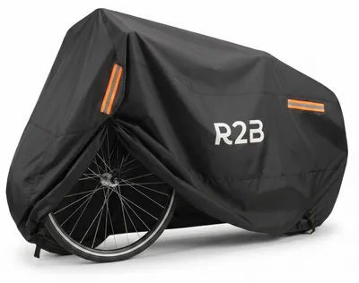 Produktbild von R2B Fahrradabdeckung für 1 Fahrrad wasserdicht – Universelle Fahrradschutzhülle – Oxford 300D – Diebstahlschutz – Fahrrad Cover – für E-Bike & Fatbike