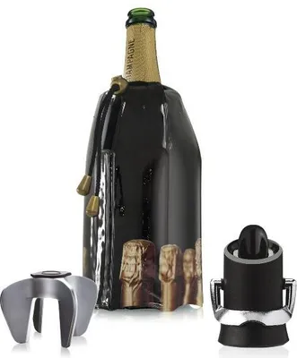 Image de Coffret Champagne Vacuvin Conservation Optimale Du Champagne - Vacuvin