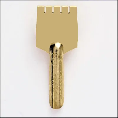 Produktbild von Plakatfeder goldfarbenes Metall 15mm Brause 15 Stück