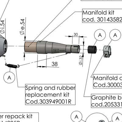 Produktbild von Schalldämpferhülle LeoVince Edelstahl 300 mm OEM 3014358010R für LV ONE
