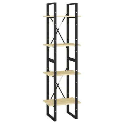 Immagine prodotto di Libreria a 4 Ripiani 40x30x140 cm in Legno Massello di Pino