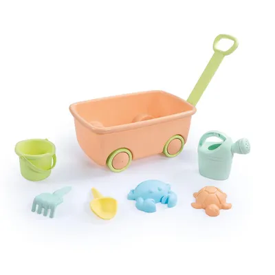 Produktbild von Dolu Strandspielset mit Wagen und verschiedenen Strandartikeln