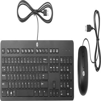 Immagine prodotto di Hp Kit Mouse E Tastiera Usb Cablato Slim Business Layout Italiano Qwerty Ita It