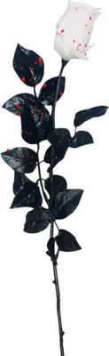Produktbild von Weiße Rose mit Bluttropfen als Kostümzubehör & Deko