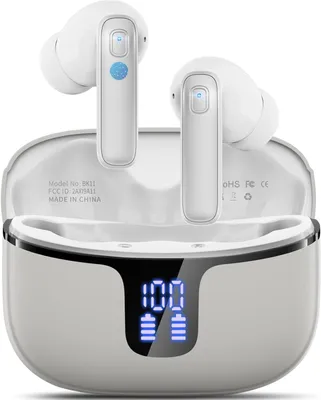 Produktbild von In Ear Kopfhörer mit 4 ENC Noise Cancelling Mics, 48Std HiFi Stereo mit LED-Anzeige, IP7 Wasserdicht Ohrhörer für Sport Bluetooth 5.4