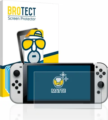 Produktbild von 6x BROTECT Schutzfolie für Nintendo Switch OLED-Modell Displayschutz Displayschutzfolie Folie Matt Entspiegelungsfolie