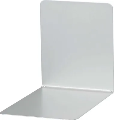 Produktbild von MAUL Buchstütze Stahl magnetisch kratzfest pulverbeschichtet glänzend magnethaftend 14 x 12 x 14 cm silber