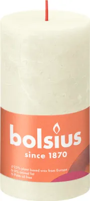 Immagine prodotto di BOLSIUS Stumpenkerze Rustiko Shine 13x7cm weiche Perle