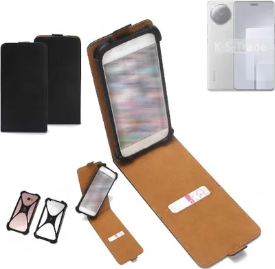 Produktbild von K-S-Trade Handyhülle Schutzhülle kompatibel mit Xiaomi Civi 3 Hülle Case Cover Flip Style Bumper schwarz 1x