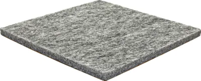 Produktbild von WAGNER Filz Pad - 100 x 100 x 6 mm, selbstklebend, grau, für Filzgleiter, Schutzpads oder zum Basteln - 15120099