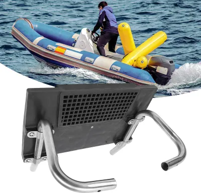 Image de Support de moteur hors-bord pour bateau, support robuste et stable pour bateaux pneumatiques en caoutchouc