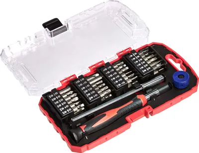 Imagen del producto de A. Juego de 51 puntas de destornillador de precisión, ideal para microreparaciones