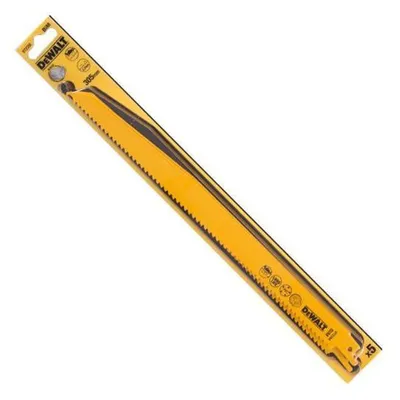DEWALT Bimetall Säbelsägeblatt 305x4,2 mm S1411VF Holz 5 Stück DT2350-QZ