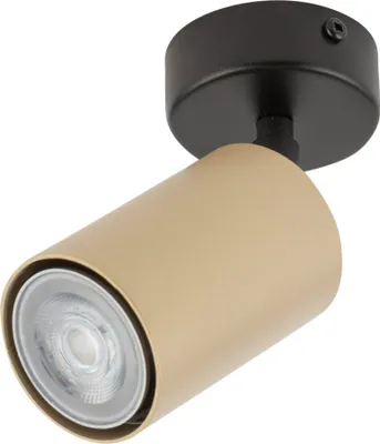 Obrázok produktu pre Moderné čierno-zlaté dekoratívne okrúhle stropné reflektory 1xGU10 25W Zoom Sigma Lighting