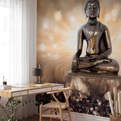 Produktbild von Selbstklebende Folie Fototapete - Golden Enlightenment 245x175 cm Orient h-C-0011-a-b