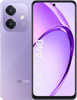 Immagine prodotto di OPPO A40 Smartphone, Fotocamera AI 50MP, Selfie 5MP, Display 6.67” 90HZ LCD HD+, 5100mAh, RAM 4 Esp 8GB (+4GB Virtuali) +ROM 128GB, IP54, [Versione Italia], Starry Purple