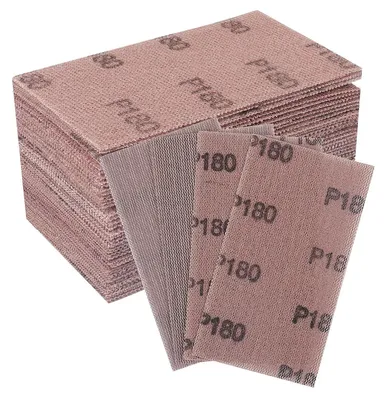 Productafbeelding van Schuurvellen, 50 stuks, 70x125 mm, korrelgrootte 180, voor handschuurmachines, voor stofvrij schuren