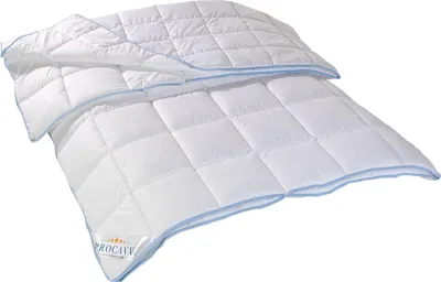 Produktbild von PROCAVE TopCool 4 Jahreszeiten Qualitäts-Bettdecke mit Druckknöpfen 135x220 cm  für Winter und Sommer - Soft-Komfort-Bettdecke, kochfeste Steppdecke - hergestellt in Deutschland