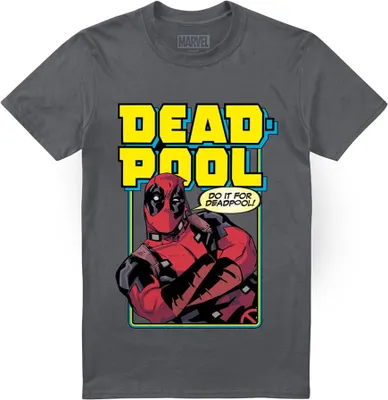 Produktbild von Deadpool - "Do It For Deadpool" T-Shirt für Herren TV14933 (L) (Hellgrau)
