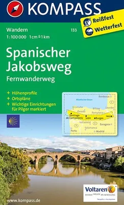 Produktbild von Spanischer Jakobsweg 1 : 100 000