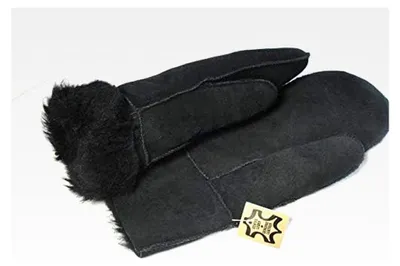Produktbild von Lammfellhandschuhe für Damen und Herren Fausthandschuhe