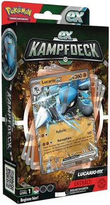 Produktbild von Pokémon Sammelkartenspiel - EX Kampfdeck - deutsch Lucario ex