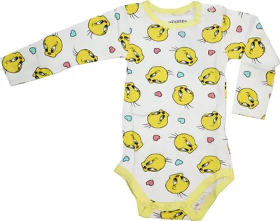 Produktbild von Looney Tunes Tweety Baby Kleinkind kurzarm Body Strampler – Bunt / 86