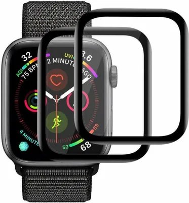 Zdjęcie produktu dla 2x Szkło ochronne 3D do Apple Watch Series 6 / SE - 40 mm folia pancerna Full CURVED 9H