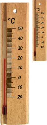 Produktbild von TFA-Dostmann analoges Innenthermometer aus massiver Buche TFA 12.1053  Germany