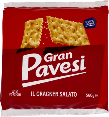 Produktbild von Gran Pavesi Cracker Salati - gesalzen 560 gr.