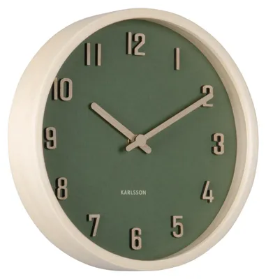 Produktbild von WANDUHR Nervadura - Grün - 22/22/ cm