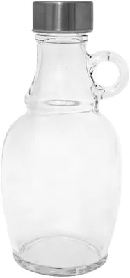 Produktbild von 0,5 L Flasche mit rundem Griff Rundgriff Henkel Schraubverschlüss Weinballon