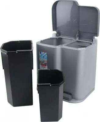 Produktbild von Kosz Segregacja Śmieci Duo 2 Pojemniki 21L Curver