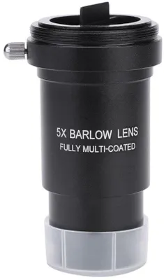 Produktbild von Aluminiumteleskooplens 5-fach mit HD-Glas - M42 x 0,75 mm Gewinde - T-Adapter - Hohe Beobachtungsqualität