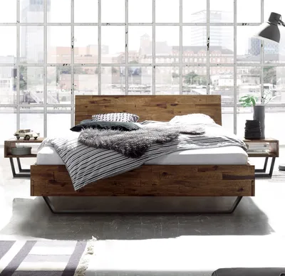 Produktbild von HASENA Factory Line Bett Cone 23 Kufen Slid 25 vintage brown 200x200
