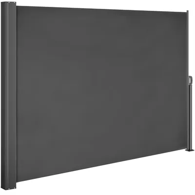 Produktbild von CASARIA® Seitenmarkise Nosara 180x300cm Ausziehbar Blickdicht Sonnenschutz Markise Balkon Terrasse Garten Seitenrollo Sichtschutz Windschutz Anthrazit