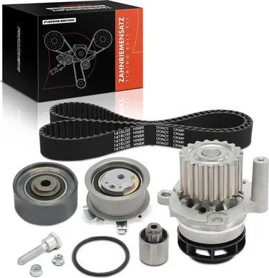 Produktbild von Frankberg 1x Zahnriemensatz Zahnriemen Wasserpumpe für VW Golf V Passat Skoda Octavia Seat