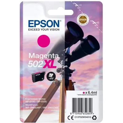Produktbild von EPSON 1LB Singlepack Magenta 502XL Ink SEC w/s