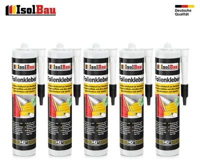 5x Folienkleber Dichtkleber Dampfbremse Dampfsperre Dampfbremsen PE Folie